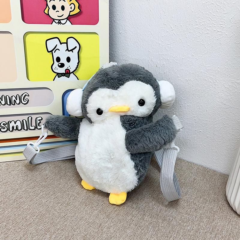 

Детский рюкзак-лежанка осень и зима новый маленький енот милый плюшевый дорожный рюкзак кукла родительско-детская памятная сумка