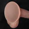 Super Miękki Realistyczny Penis – Duży Silikonowy Dildo z Kulkami 3D, Mocna Przyssawka, Realistyczna Tekstura Skóry, Korek Analny i Waginalny dla Mężczyzn i Kobiet