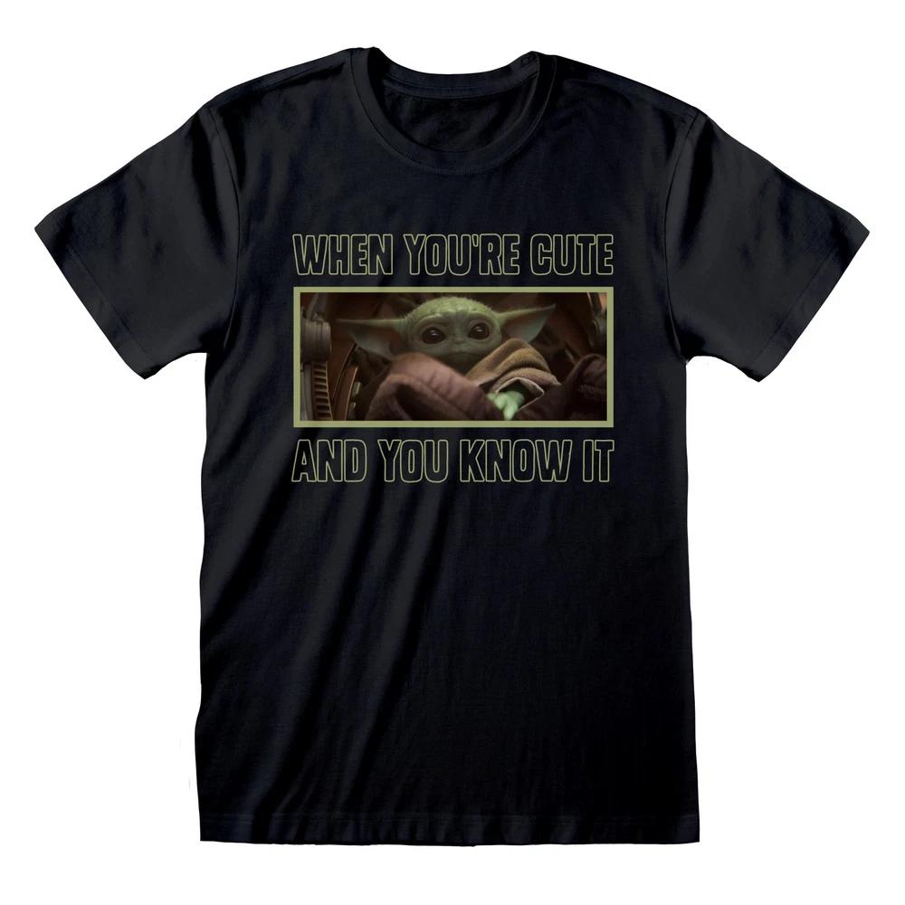 The Unisexdalorian Baby Yoda The Child Cute Unisexs Tshirt L