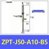 ZPT Vacuum Suction Cup Mini Fitting: Industrial Pneumatic Flat/Pointed Head Anti-Rotation Robotic Arm Holder.