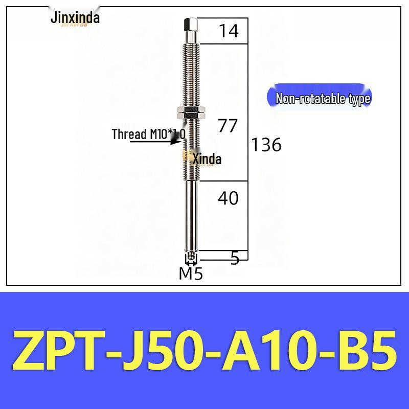 ZPT Vacuum Suction Cup Mini Fitting: Industrial Pneumatic Flat/Pointed Head Anti-Rotation Robotic Arm Holder.
