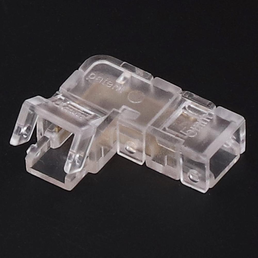8pcs 5mm LED Strip Light Connectors 2 Pin 2 Pin Light Connectors  For DIY Home Projects