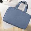 Solid Color Makeup Bags Large Capacity Wash Pouch Casual Hanging Cosmetic Bags  Bathroom