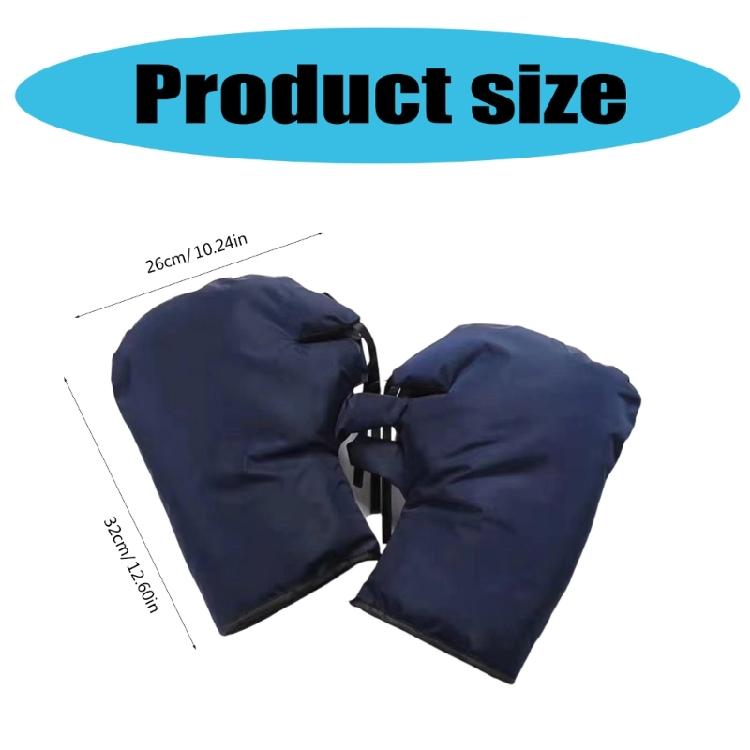 1 Pair Windproof Mountain Commuters Bikes Handle Cover Cyclists Mittens Winter Cold Weather Bicycles Handlebars Mittens