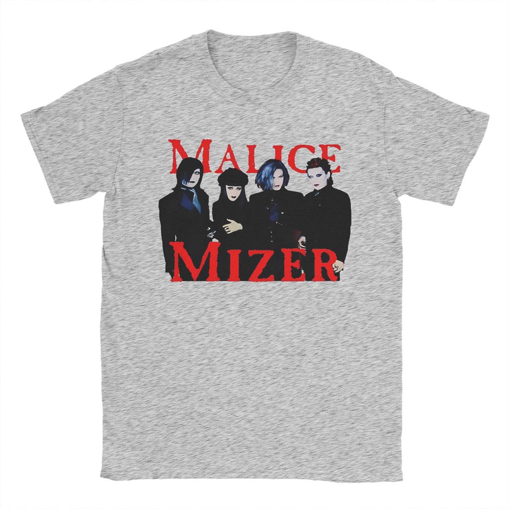 Funny Rare MALICE MIZER TShirts Men O Neck 100 Cotton T Shirts Short Sleeve Tees Classic Clothes