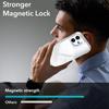 For iPhone 16 Magnetic Case Gradient Glitter Shockproof TPU PC Phone Cover Compatible with MagSafe