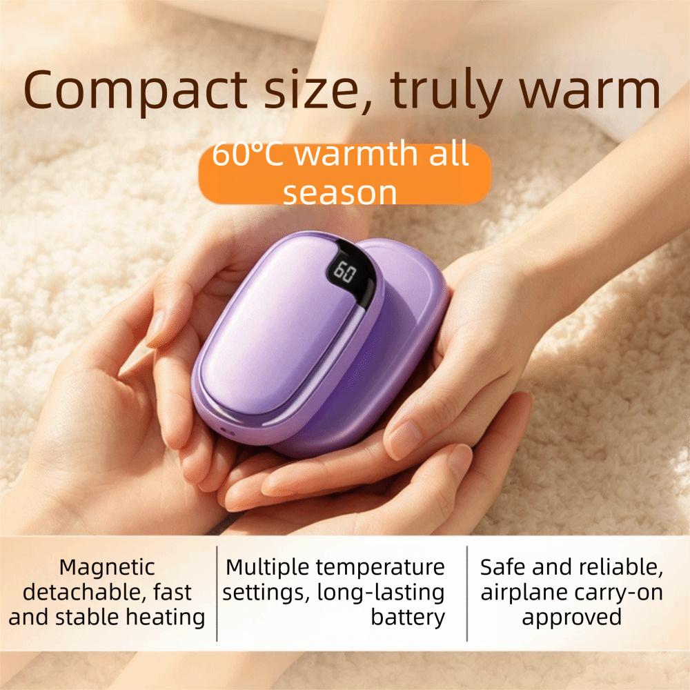 2 in 1 Electric Handwarmer Fast Heating Pocket Warm Hand Treasure Portable Hand Heater  Indoor Use