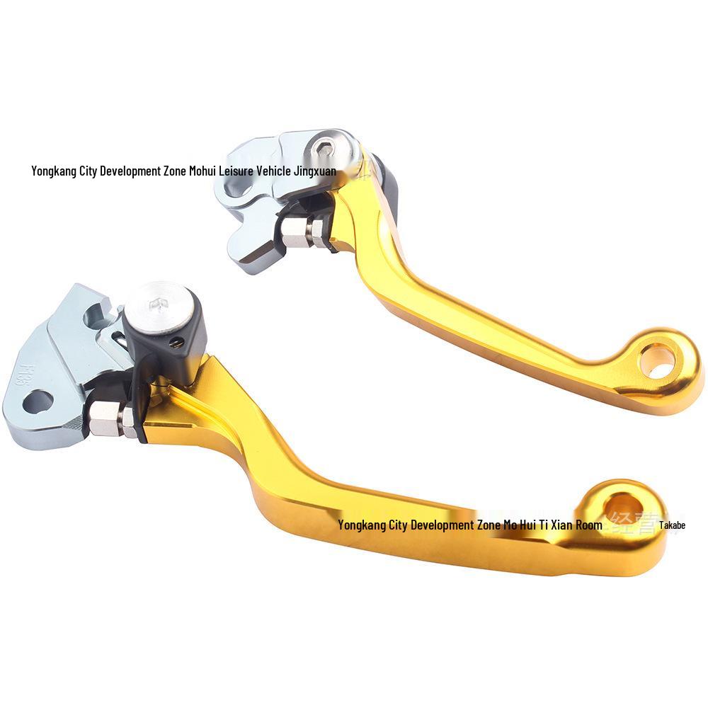 Gold Handlebar Brake and Clutch Levers for SUZUKI RMZ250 2007-2023