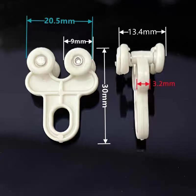 Curtain Track Pulley Hook Accessories for Old-Fashioned Curved Track Rails