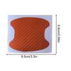 Carbon Fiber Car Stickers 4pcs Protective Carbon Fiber Cover Film Stickers Carbon Fiber Anti Scratches Door Handle Paint Cover