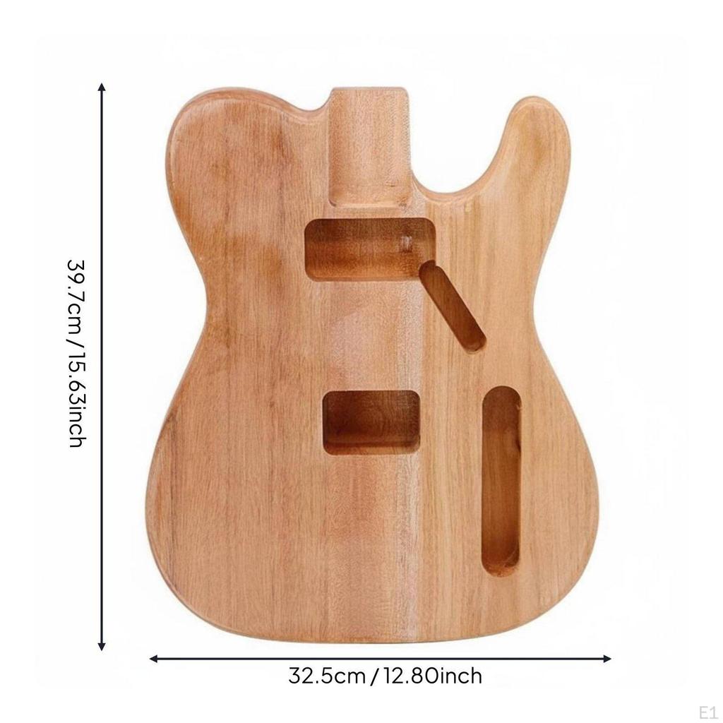 Tele-Style Design Guitar Body Ready to Finish Musical Instrument Component