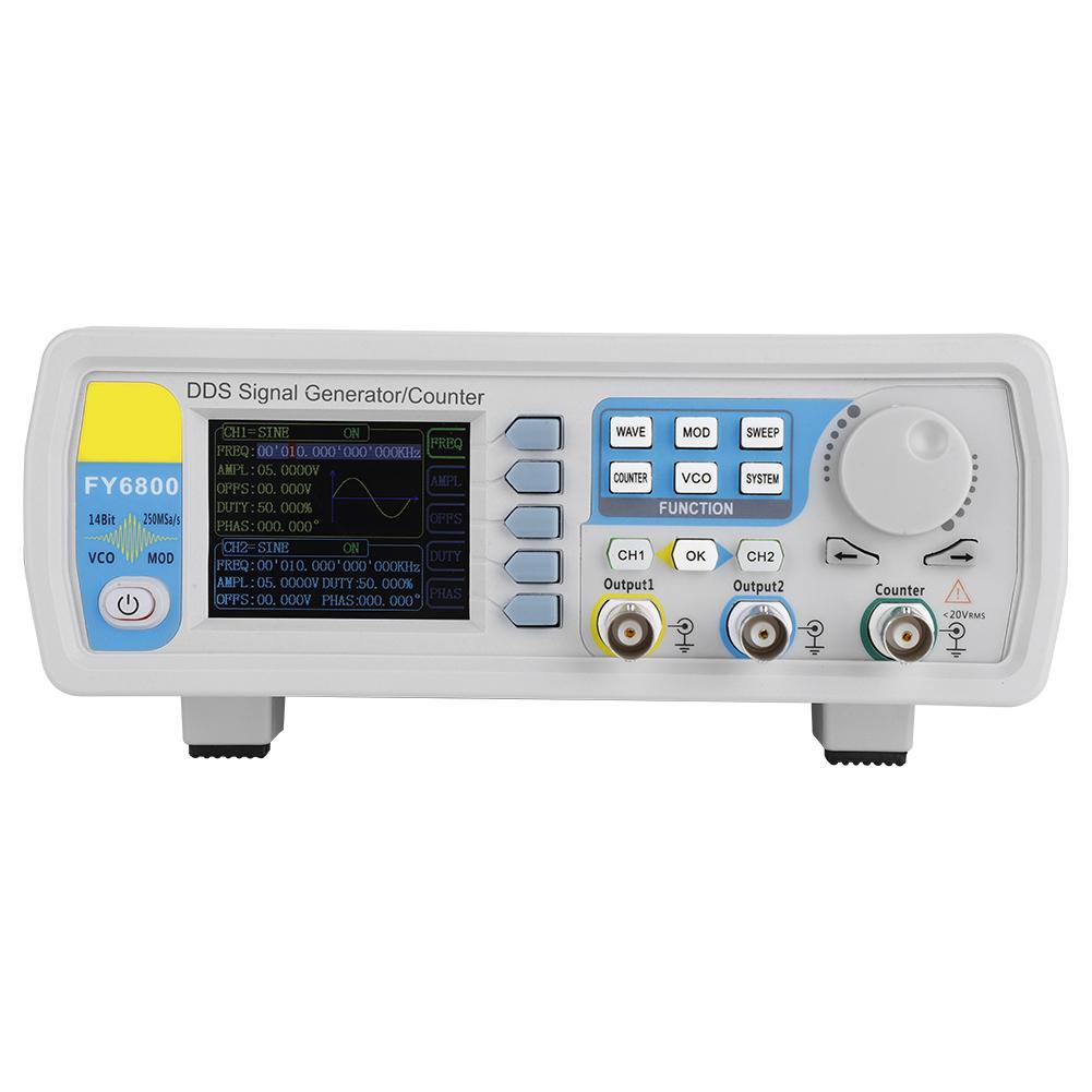 FY6800 Double Channel DDS Function Arbitrary Waveform Signal Generator(30MHz )