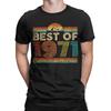 Unisex Unisex Legends 1971 T Shirts 55th Birthday Cotton Clothing Novelty Short Sleeve O Neck Tee Shirt Gift Idea TShirts