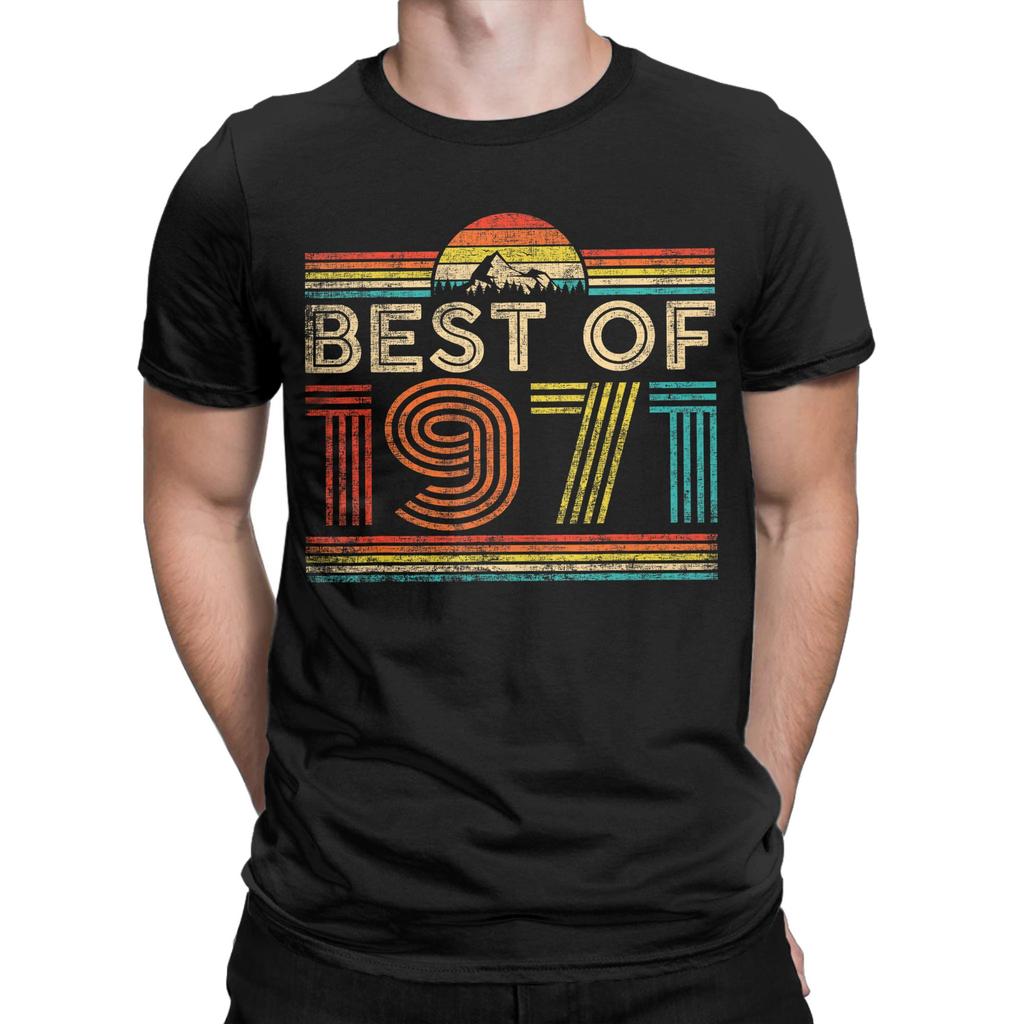 Unisex Unisex Legends 1971 T Shirts 55th Birthday Cotton Clothing Novelty Short Sleeve O Neck Tee Shirt Gift Idea TShirts