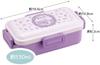 Skater Bento Box Kuromi Flower Wreath Sanrio 530ml Antibacterial Fluffy Dome Lid for Women Made in Japan PFLB6AG-A