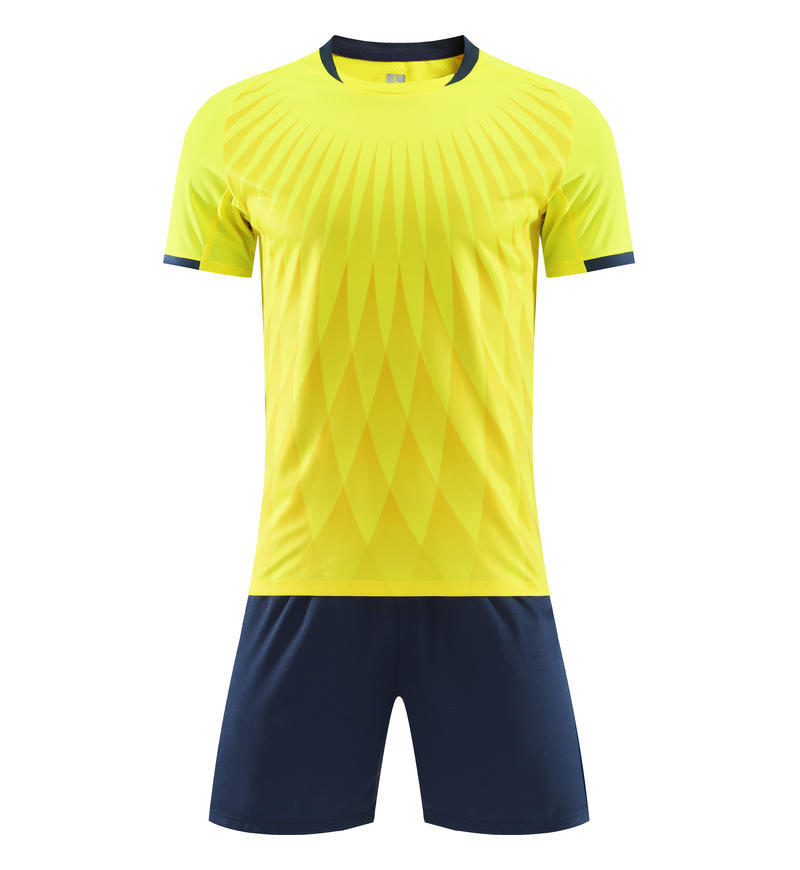 Ensemble Uniforme de Football Homme Été Uniforme de Football Plaque Légère Équipe de Compétition Étudiante Entraînement Uniforme Enfant Adulte Maillot Séchage Rapide 6332