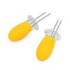 12 Pcs/6 Pairs Stainless Steel Corn Cob Holders For Home Cooking Bbq Parties