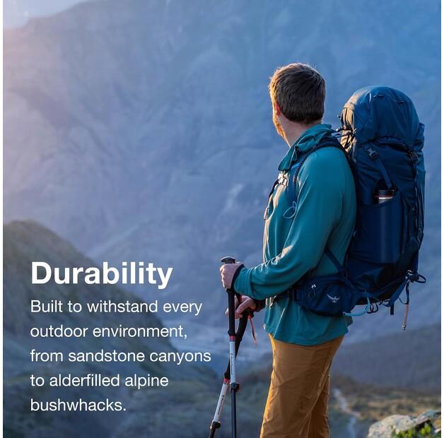 Backpack Osprey Kestrel 58 Black (Men)