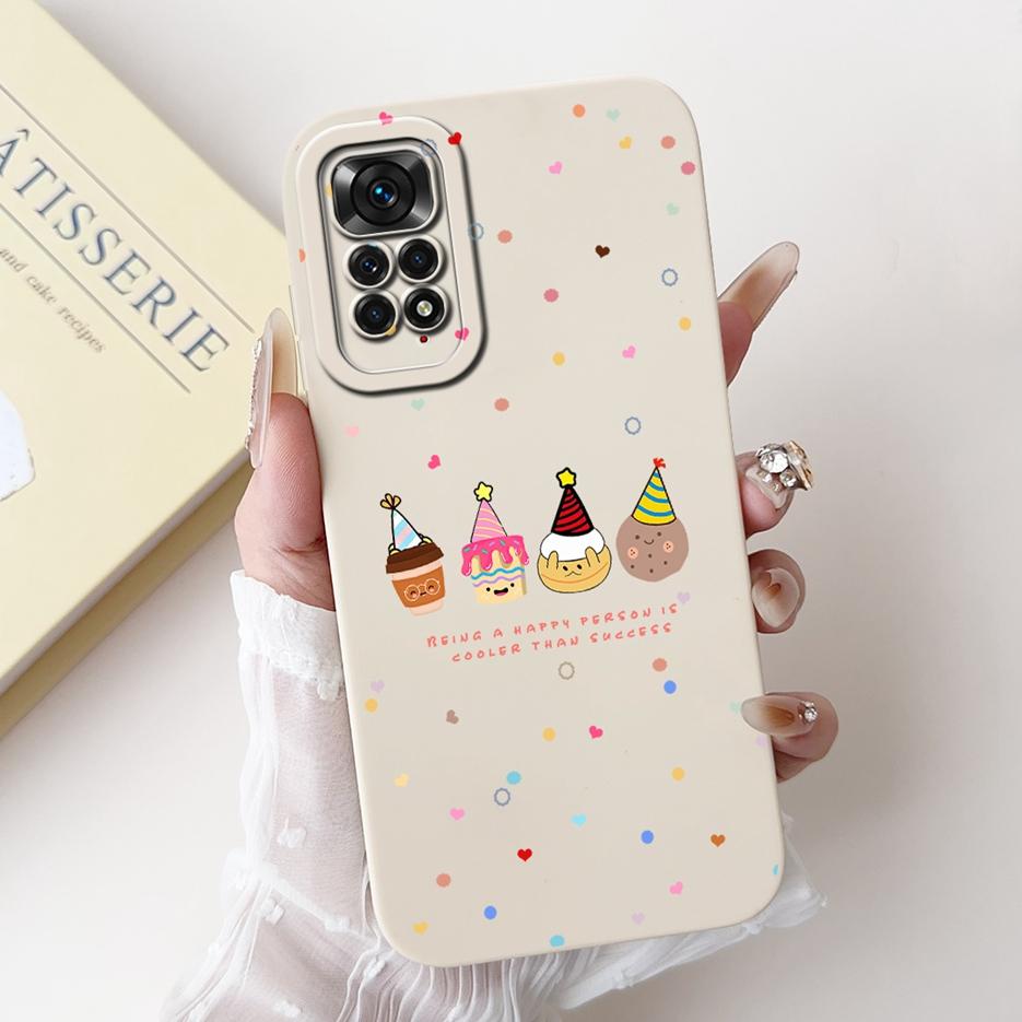 For Xiaomi Redmi Note 11 Pro Case New Fashion Cartoon Cover Soft TPU Phone Case For Redmi Note 11 11S 4G Redmi Note11 Pro Bumper