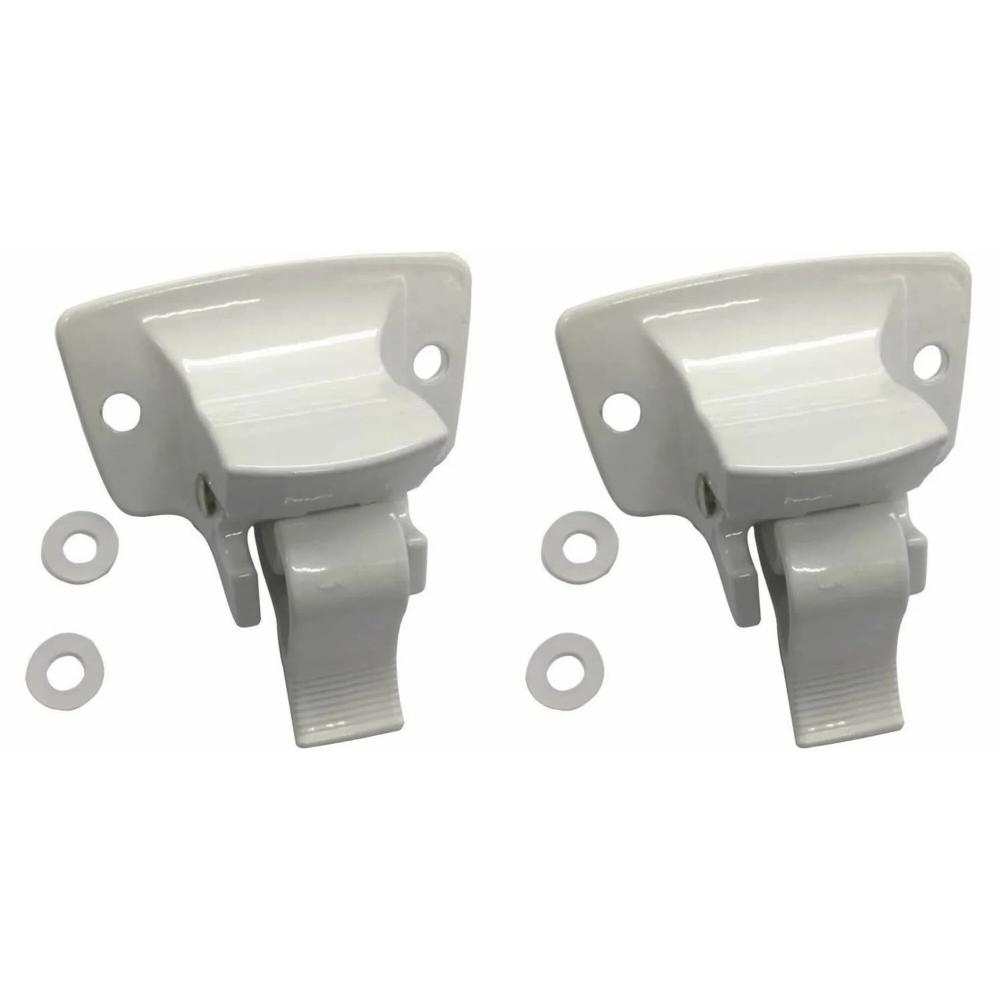 Suport inferior alb pentru copertină, înlocuiește suportul de montare pe perete inferior 3314067.004B pentru rulotă și rulotă