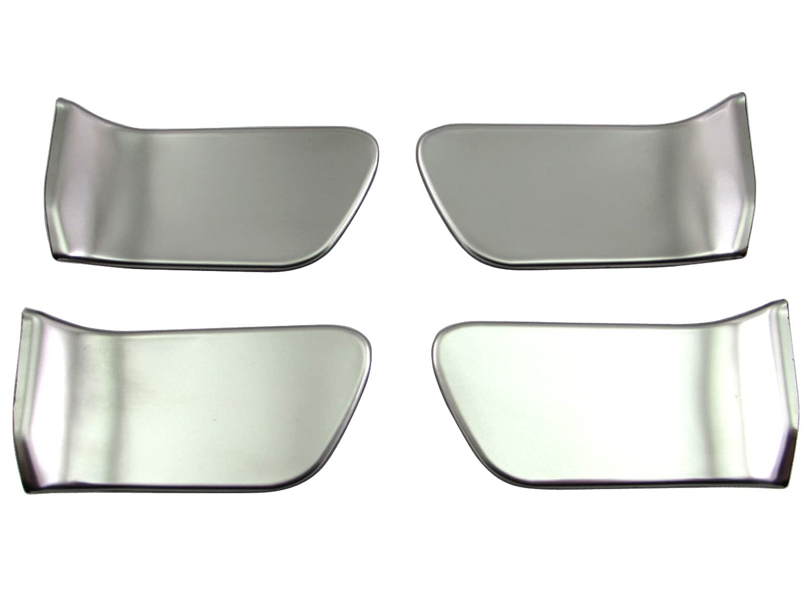 

BRIGHTZ Stainless Steel Inner Door Handle Plate Satin for Toyota Harrier Hybrid AVU65W Fits AVU U65 and Harrier Hybrids Covers, Shape, 4-Piece Set,