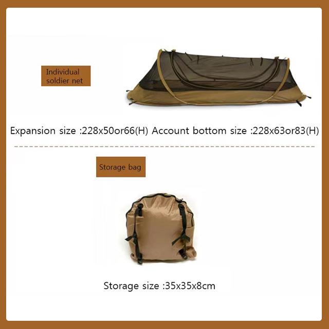 IShang Outdoor Single Person Tactical Tent