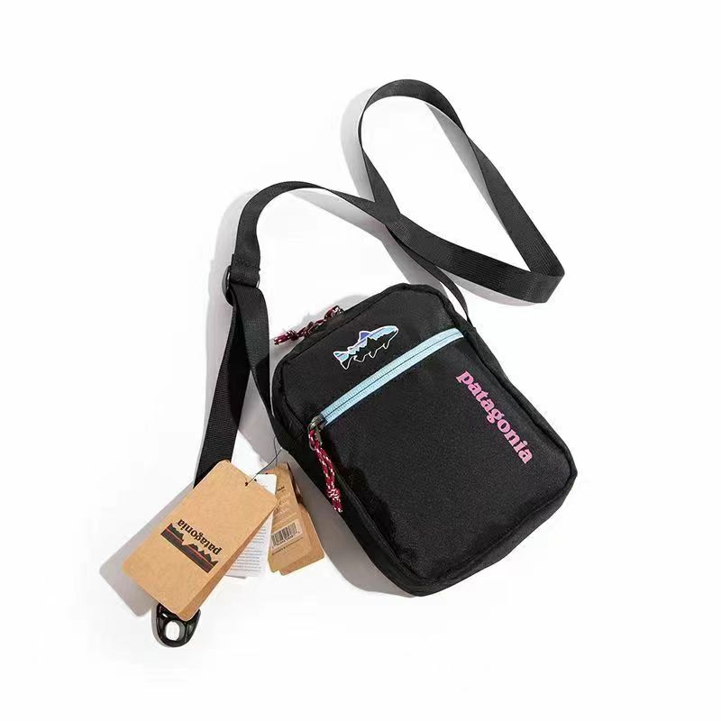 Trend Bata Men's Outdoor Sports Shoulder Bag Fishing Casual Oblique Span Bag Versatile Tooling Wind Small Mobile Phone Bag