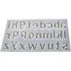 Lowercase Letter Resin Moulds, 26 Resin Alphabet Mould DIY Crystal Epoxy Mold Mirror Handmade Pendant Creative Jewelry