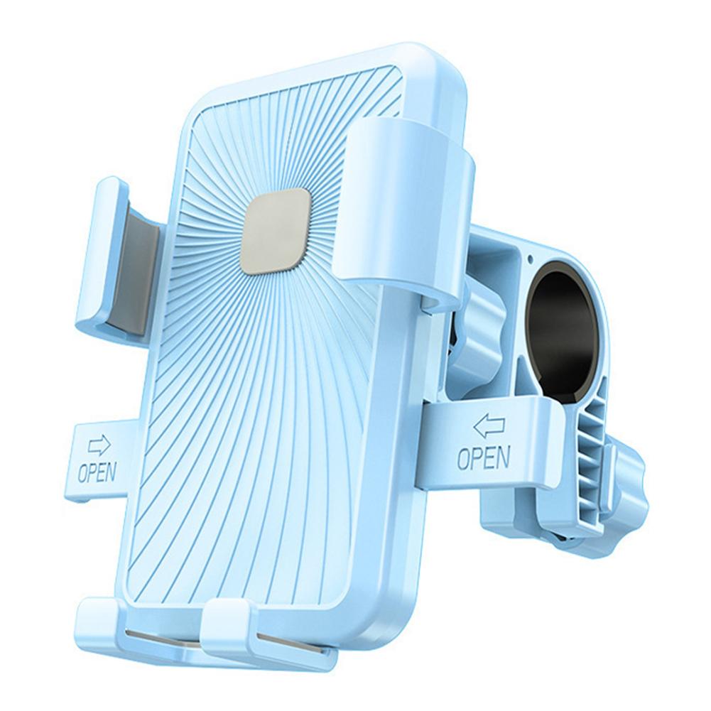 ABS Phone Mount Bracket for Electric Bicycles and Delivery Vehicles 360 Degree Adjustable Holder for Safe Navigation