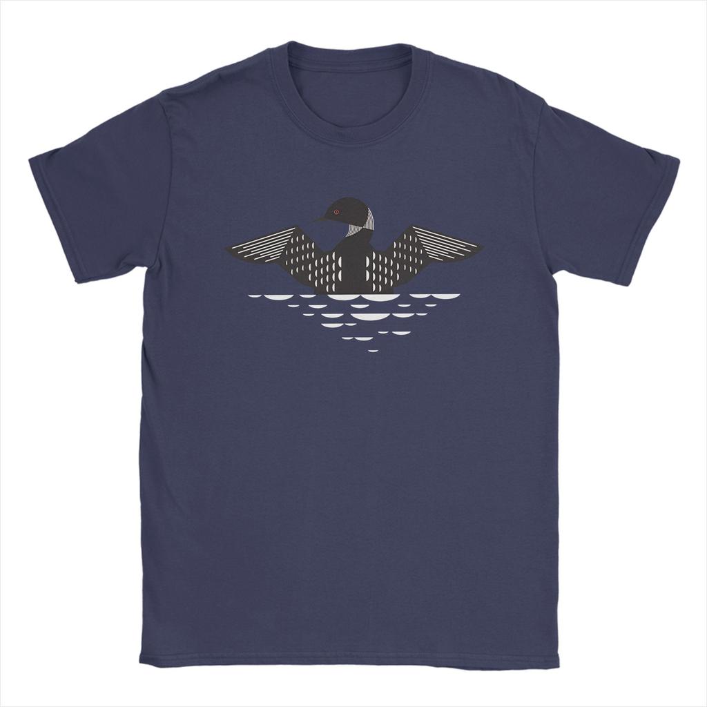 Geometric Loon Illustration T Shirt Unisex Pure Cotton Amazing TShirt O Neck Rebel Loon Tee Shirt Short Sleeve Clothes Summer