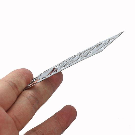 Fishing Hook Card Creative Multifunctional Stainless Steel Camping Survival Tool Card for Camping