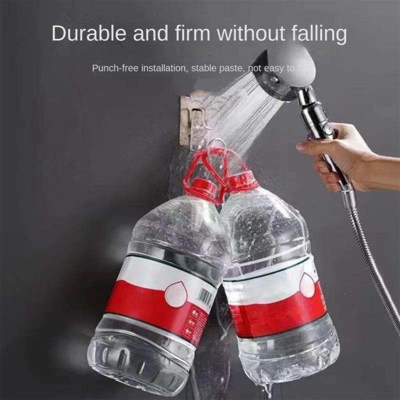 1pcs Selfadhesive Hooks Wall Mounted Washbasin Storage Hooks Holders Bathroom Basin Storage Rack Holder Save Space Stainless Hooks