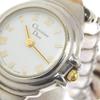 Dior Watches whiteDial Stainless Steel Quartz Analog Display Women Used