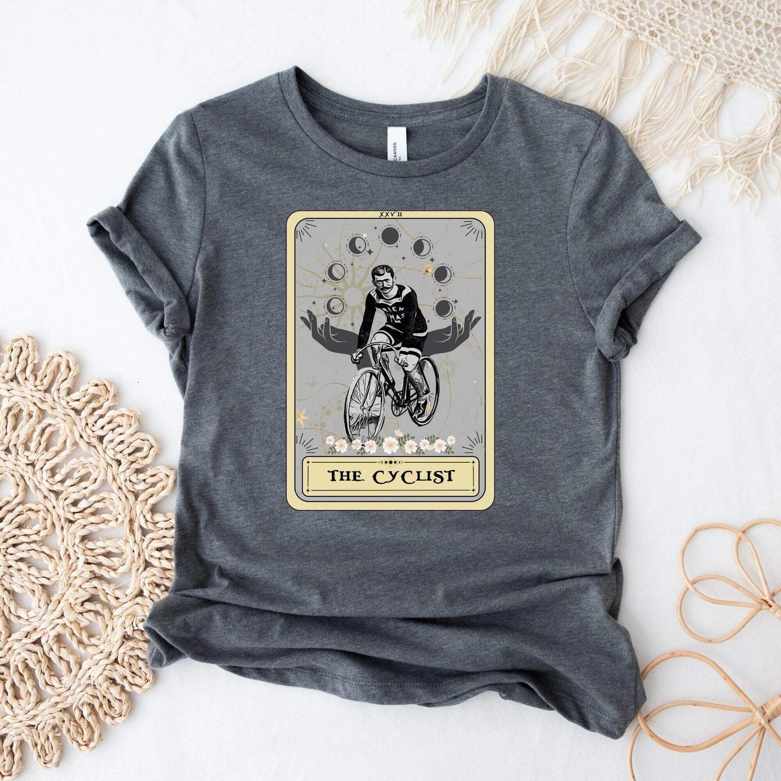 The Cyclist Tarot Shirt, Bicycle Lovers XL