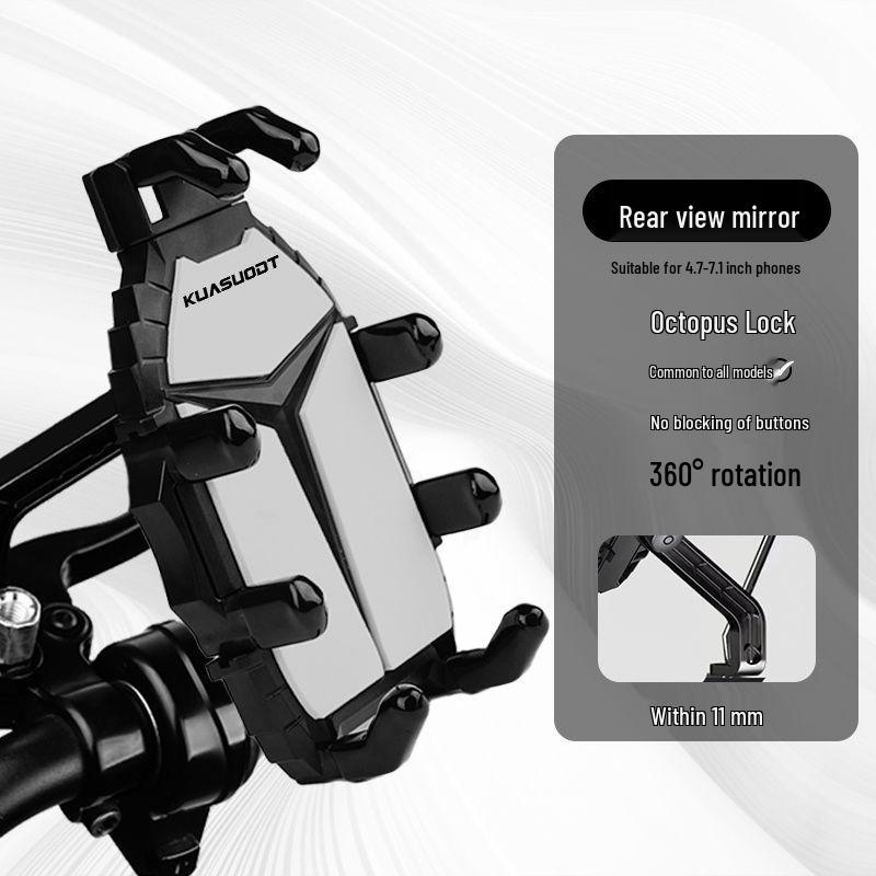 Motorrad/Fahrrad Wasserdichte Stoßfeste Handyhalterung mit Sonnenschutz für Navigation