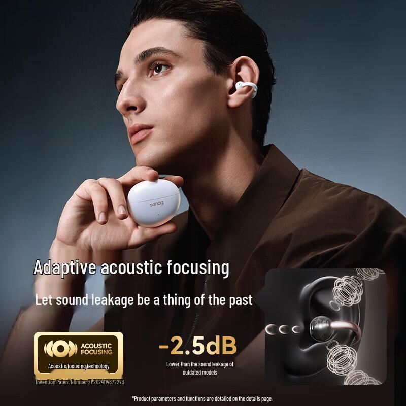 SANAG S7S Ultra Open-Ear AI Translator Headphones