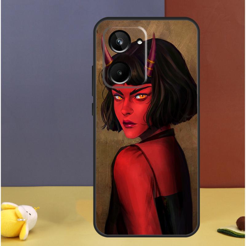 Devil Woman For Realme 15 10 11 12 13 14 Pro Plus C65 C67 C63 C61 C55 C51 C53 C35 C75 GT6 GT7 Pro Case