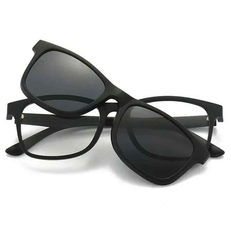 

2291 Magnet Clip Square Frame Myopia Glasses 0 -0.5 -1.0 -1.5 -2.0 -2.5 -3.0 -4.0 -5.0 To -6.0 0