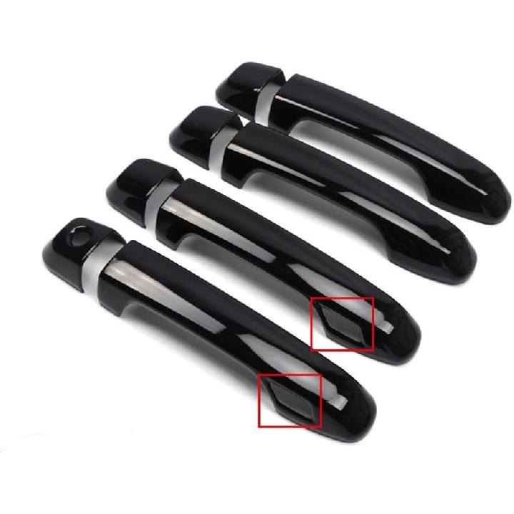 

ITrims Накладка на ручку двери для Toyota 4Runner 4WD N280 Prado J150 2010-2024 2018 2019 2020 2021 Аксессуары для стайлинга автомобиля Наружные ручки дверей 8 шт. Exterior Black