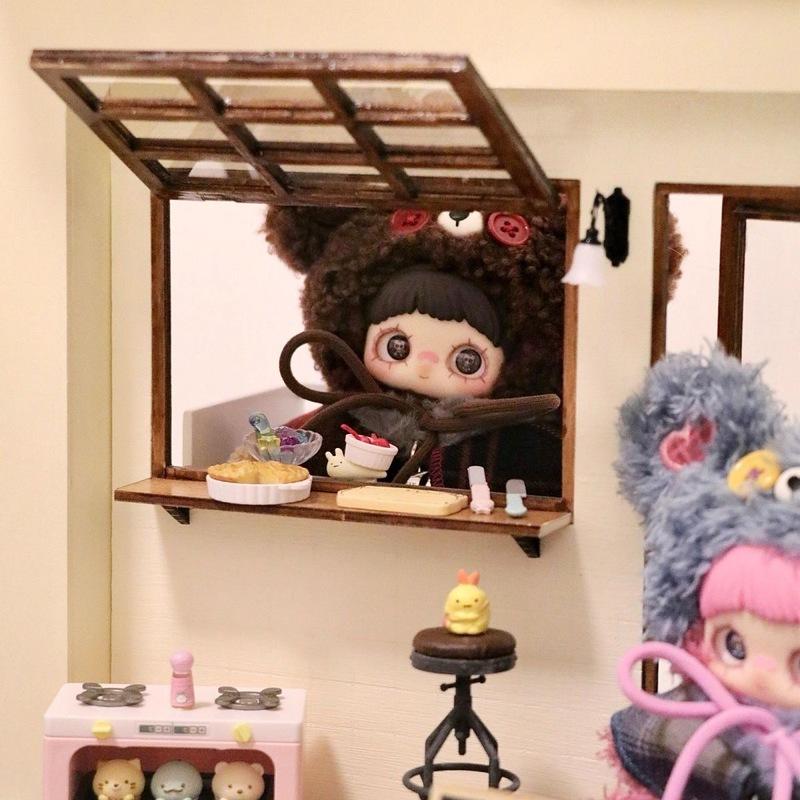 Authentic Maymei Little Bear Biscuits Blind Box Bag Plush Doll Pendant Doll Room Decoration Girl Holiday Perfect Gift