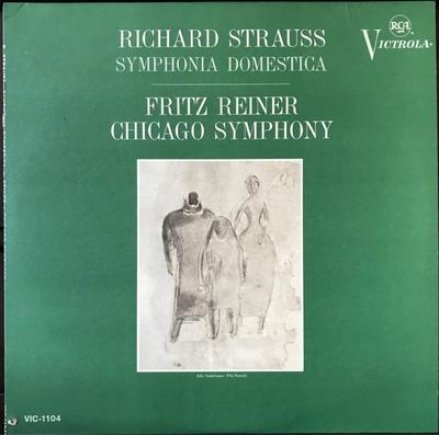 LP Record RICHARD STRAUSS, FRITZ REINER, CHIC - Symphonia Domestica VIC1104 RCA Victrola 1957 US Classical Used