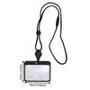 Portable Lanyards Credential Holder Transparent Retractable Badge Reel Lanyard Nurse Work Removable ID Card Holder Cover