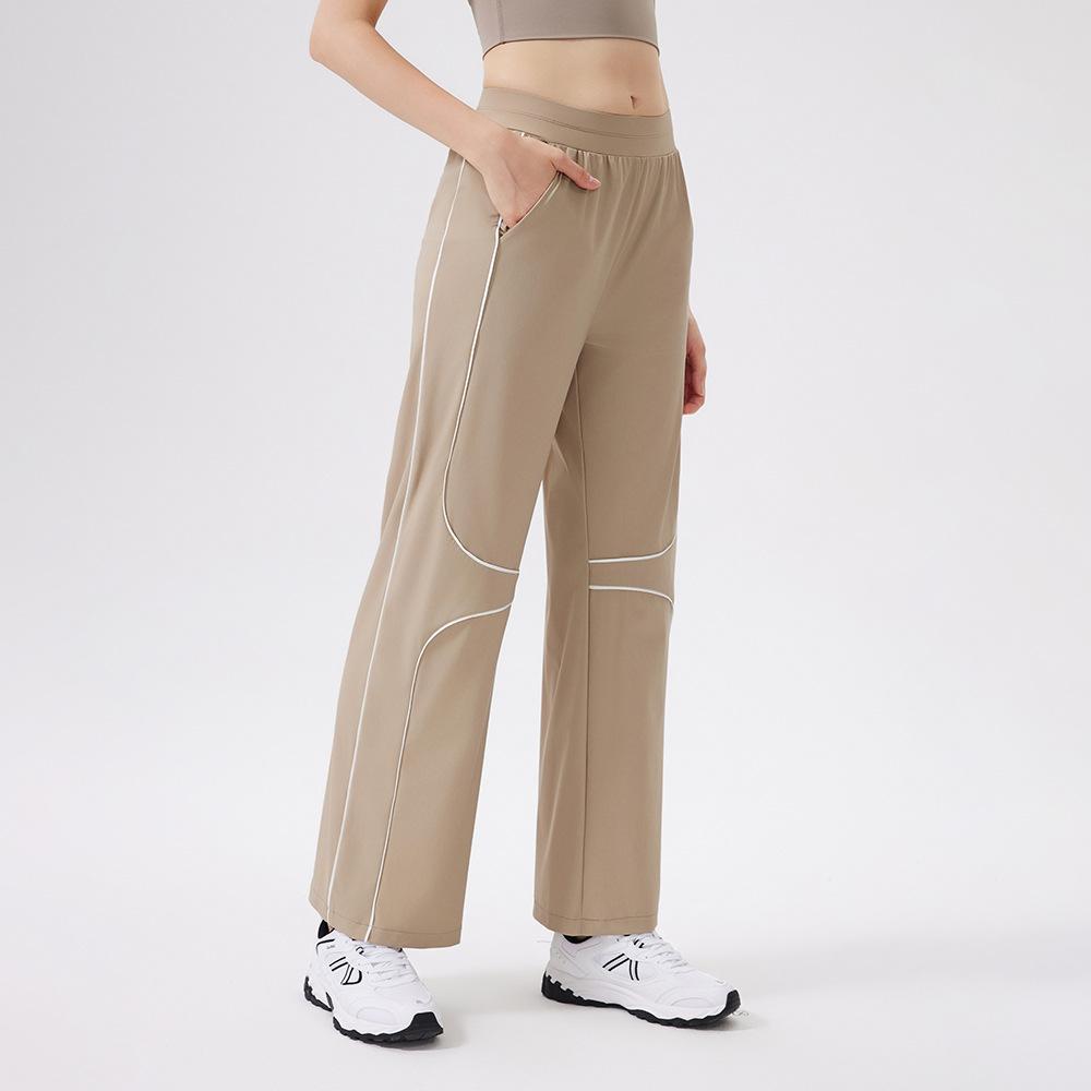 Sweatpants Quick-drying Sports Cool Trousers Women's Running Loose Slim Slim Yoga Sun Protection High Waist Fitness Pants Outdoor