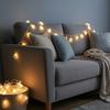 Plastic Moon Star Lamp Moon Decoration LED Curtain Light LED String Lights  Party Decoration