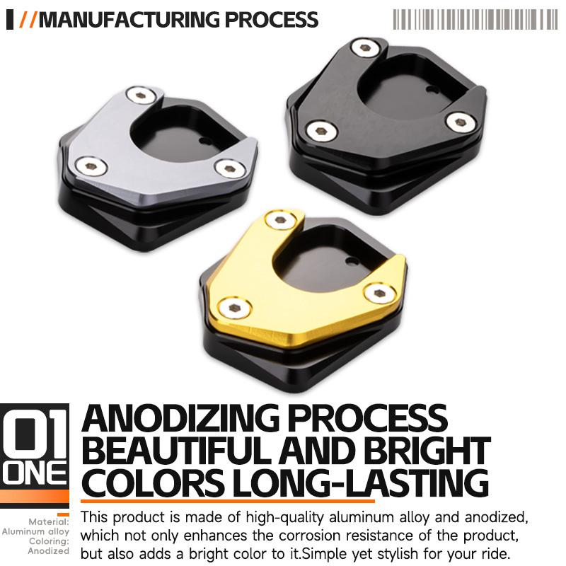For Honda CBR650R 500R CB 650R 300R 500X 2018-2023 Motorcycle Accessories Kickstand Foot Side Stand Enlarger Extension Pad Plate