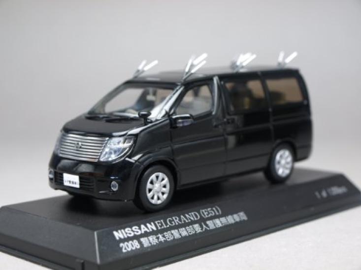 

Hiko Seven Scale Nissan Elgrand VIP Охранная Полицейская Машина Полицейское Управление Отдел Безопасности VIP Охрана Радио Готовый Продукт 1/43 2008, Транспортное Средство,