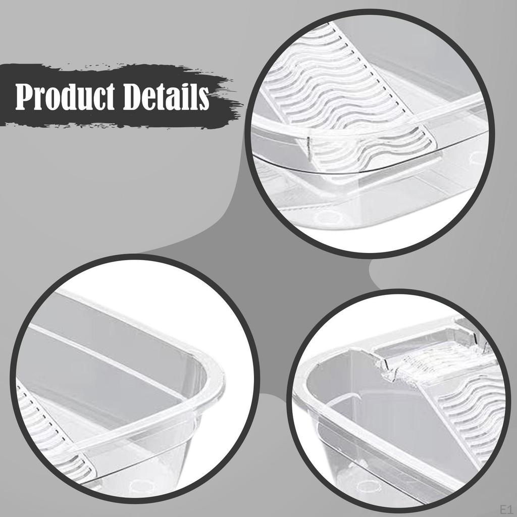Washboard Basin Laundry Hand Washing Home Clothes Space Saving Portable Lightweight Versatile
