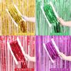 2 Meters Bright Rain Curtain, Birthday Party Wedding Stage Photo Background Wall Christmas Party Decorative Rain Curtain