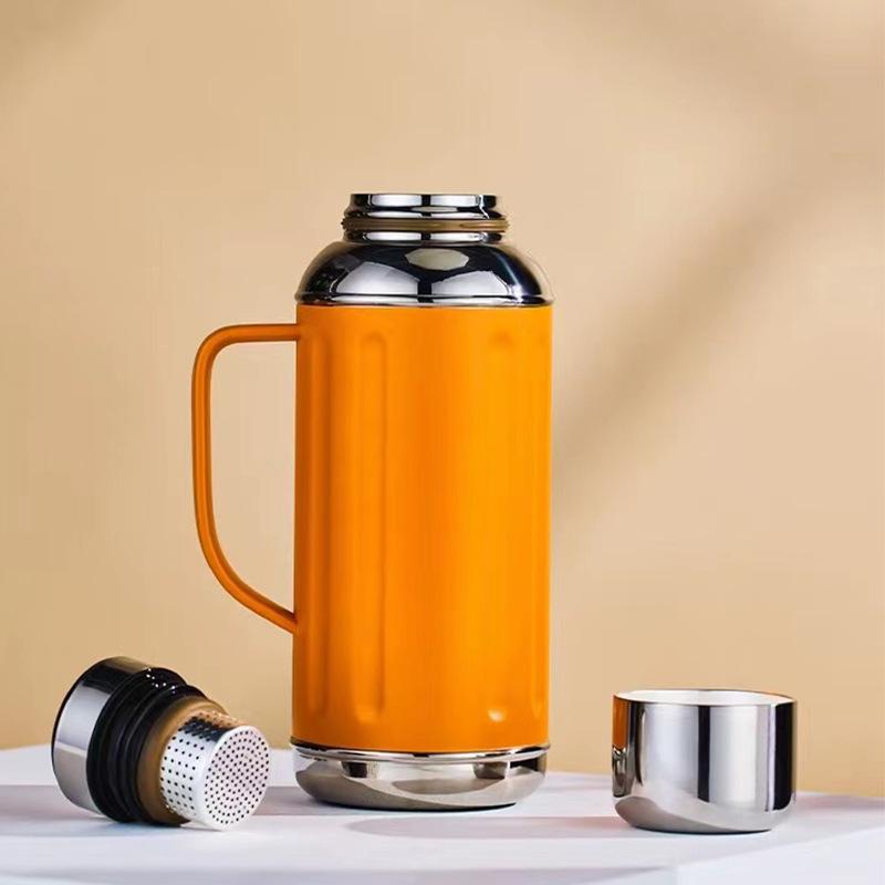 Golden Era Portable Large Capacity Thermos Flask with Stainless Steel Inner Liner