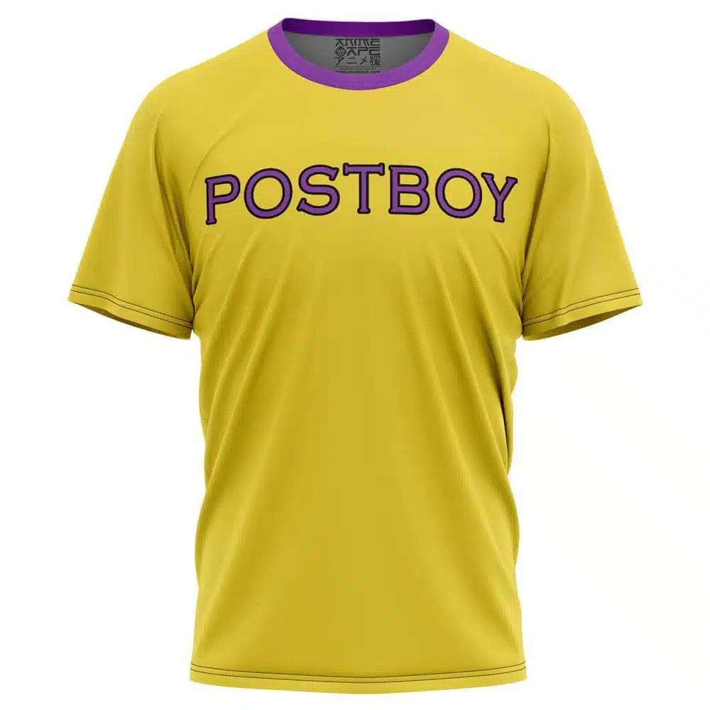 2026 Summer Tee, Postboy 3D Print Polyester Retro Sports T-Shirt Unisex for Adults Comfortable